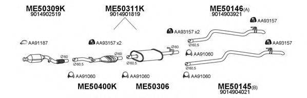 VENEPORTE 500268 Система выпуска ОГ