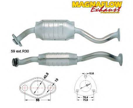 MAGNAFLOW 85816 Катализатор