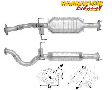 MAGNAFLOW 84821 Катализатор