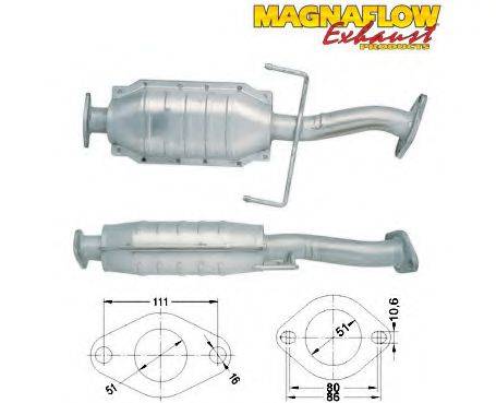 MAGNAFLOW 84804 Катализатор