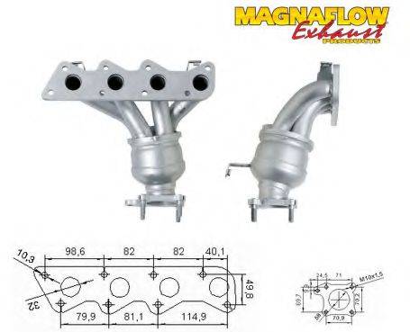 MAGNAFLOW 77008 Катализатор