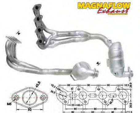 MAGNAFLOW 75002 Катализатор
