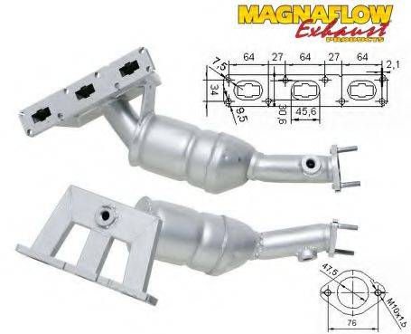 MAGNAFLOW 70606 Катализатор