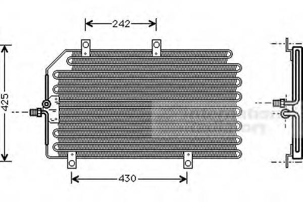 VAN WEZEL 01005065 Конденсатор, кондиционер