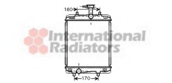 VAN WEZEL 53002363 Радиатор, охлаждение двигателя