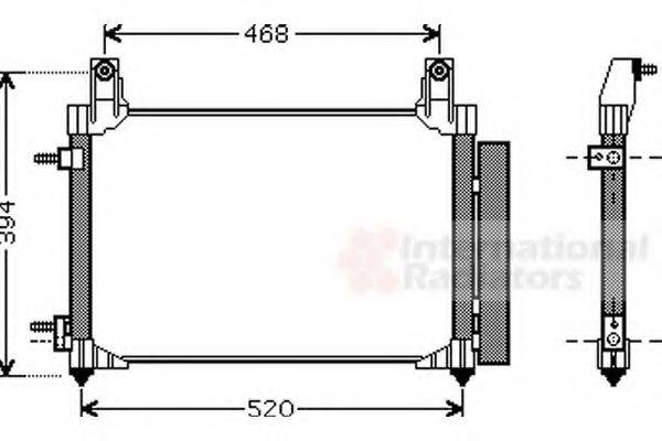 VAN WEZEL 81005081 Конденсатор, кондиционер