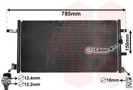 VAN WEZEL 03005360 Конденсатор, кондиционер