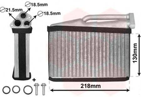 VAN WEZEL 06006541 Теплообменник, отопление салона