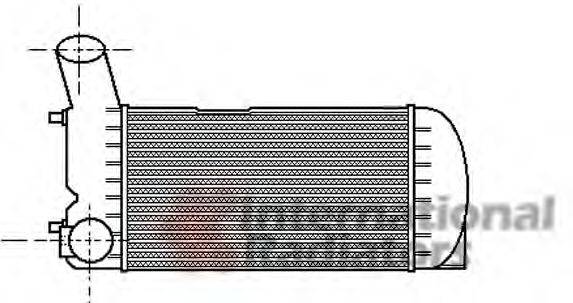 VAN WEZEL 03004094 Интеркулер
