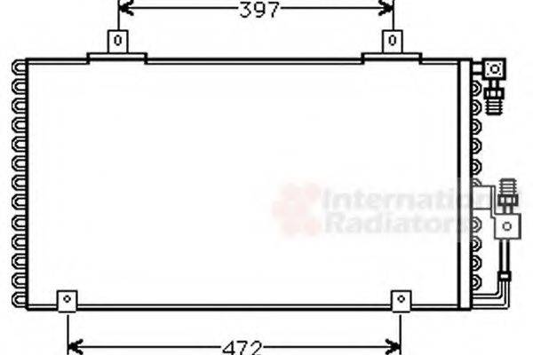 VAN WEZEL 03005106 Конденсатор, кондиционер