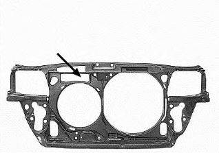 VAN WEZEL 0323668 Облицовка передка