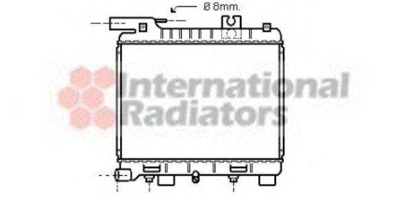 VAN WEZEL 06002056 Радиатор, охлаждение двигателя