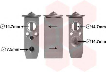 VAN WEZEL 82001336 Расширительный клапан, кондиционер