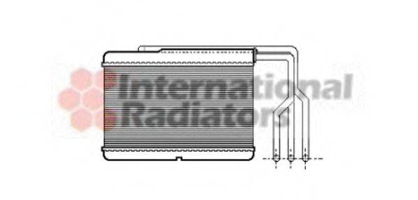 VAN WEZEL 06006157 Теплообменник, отопление салона