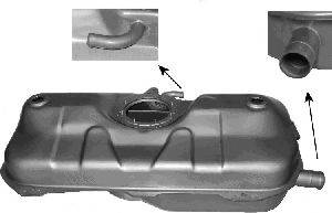 VAN WEZEL 1601081 Топливный бак