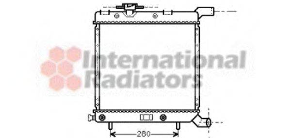VAN WEZEL 07002003 Радиатор, охлаждение двигателя