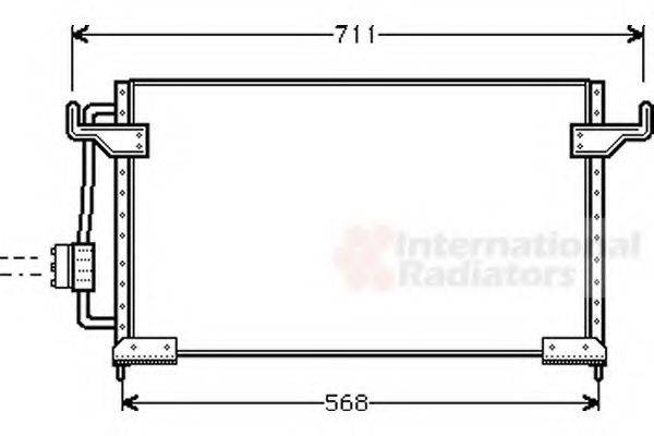 VAN WEZEL 09005085 Конденсатор, кондиционер