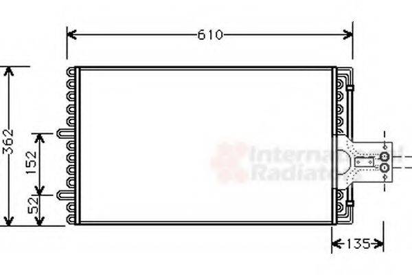 VAN WEZEL 09005099 Конденсатор, кондиционер