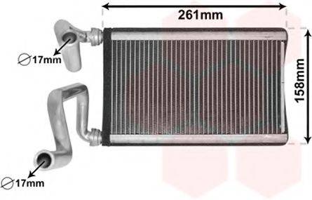 VAN WEZEL 25006294 Теплообменник, отопление салона