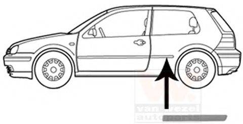 VAN WEZEL 5888409 Облицовка / защитная накладка, боковина