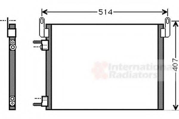 VAN WEZEL 37005452 Конденсатор, кондиционер
