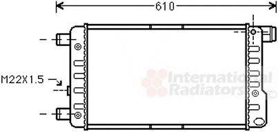 VAN WEZEL 17002115 Радиатор, охлаждение двигателя