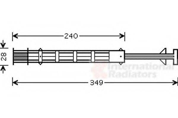 VAN WEZEL 3000D358 Осушитель, кондиционер