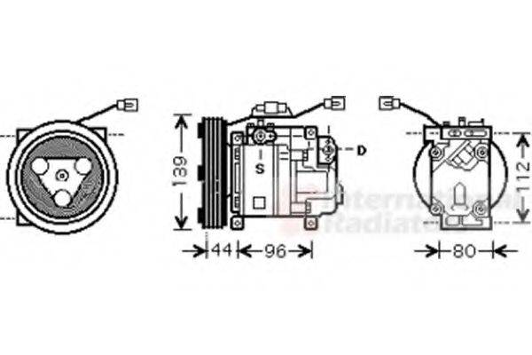 VAN WEZEL 2700K198 Компрессор, кондиционер