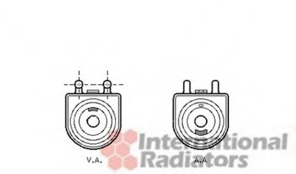 VAN WEZEL 40003297 масляный радиатор, двигательное масло