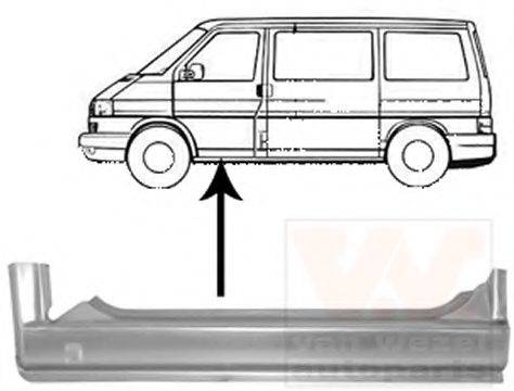 VAN WEZEL 5874101 Накладка порога