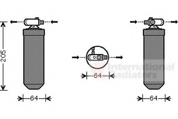 VAN WEZEL 4000D303 Осушитель, кондиционер