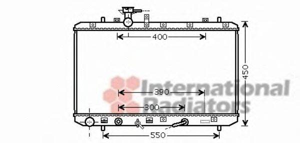 VAN WEZEL 52002085 Радиатор, охлаждение двигателя