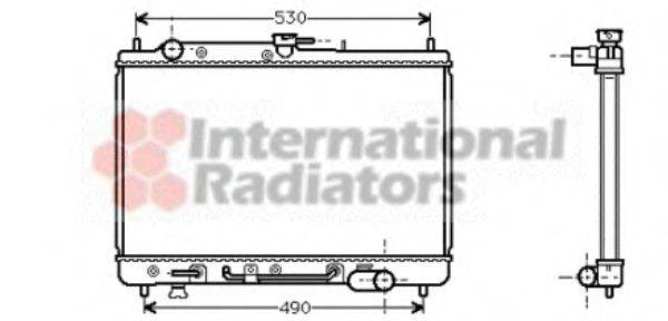 VAN WEZEL 27002089 Радиатор, охлаждение двигателя