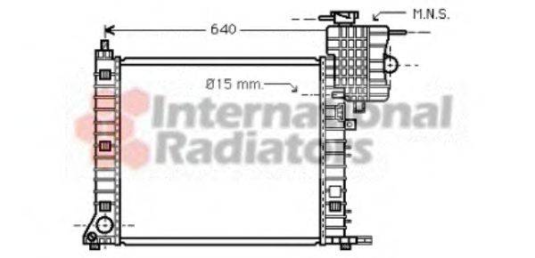 VAN WEZEL 30002264 Радиатор, охлаждение двигателя