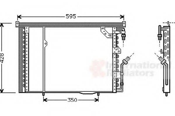 VAN WEZEL 30005195 Конденсатор, кондиционер