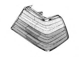 VAN WEZEL 3025932 Задний фонарь