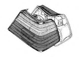 VAN WEZEL 3025939 Задний фонарь