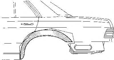 VAN WEZEL 3026448 Колесная ниша