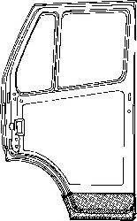 VAN WEZEL 3070271 Дверь, кузов