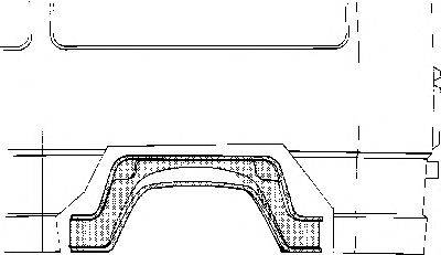 VAN WEZEL 3070445 Колесная ниша