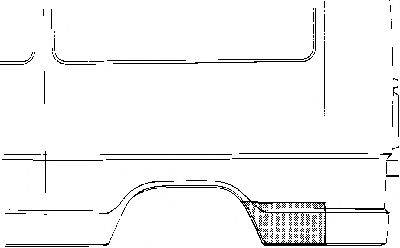 VAN WEZEL 3071143 Боковина