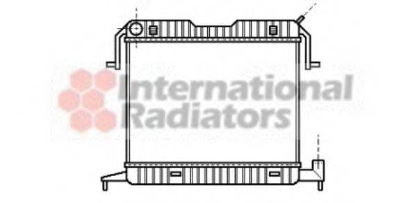 VAN WEZEL 37002105 Радиатор, охлаждение двигателя