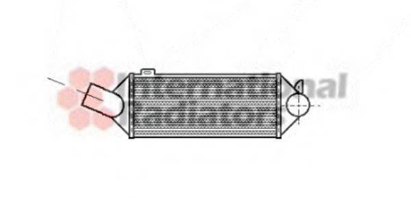 VAN WEZEL 37004011 Интеркулер
