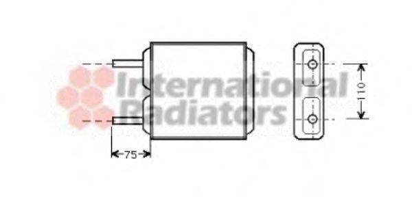 VAN WEZEL 37006094 Теплообменник, отопление салона