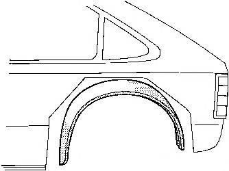 VAN WEZEL 3024445 Колесная ниша