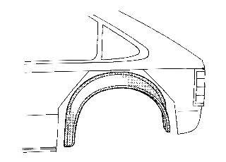 VAN WEZEL 3730345 Колесная ниша