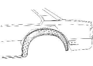 VAN WEZEL 3763445 Колесная ниша