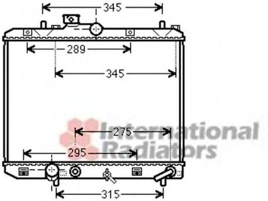 VAN WEZEL 52002112 Радиатор, охлаждение двигателя