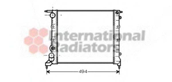VAN WEZEL 43002042 Радиатор, охлаждение двигателя