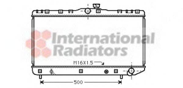 VAN WEZEL 53002181 Радиатор, охлаждение двигателя